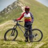 08291b83-c219-4fa6-a410-50ea7ba5c7ad.jpg A2460 24 Inch Mountain Bike With Full Suspension, 21 Speed Shifter Lever With Gear Indicator, High Carbon Steel Frame, Mechanical Disc Brakes, Unisex For Men Women Adults, Ideal For Trails.