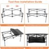 1932378891553607680.jpg 1Pc Folding Camping Table Portable Lightweight Aluminum Roll-up Picnic BBQ Desk With Carrying Bag For Outdoor Beach Backyard Party Patio Fedex Shipping