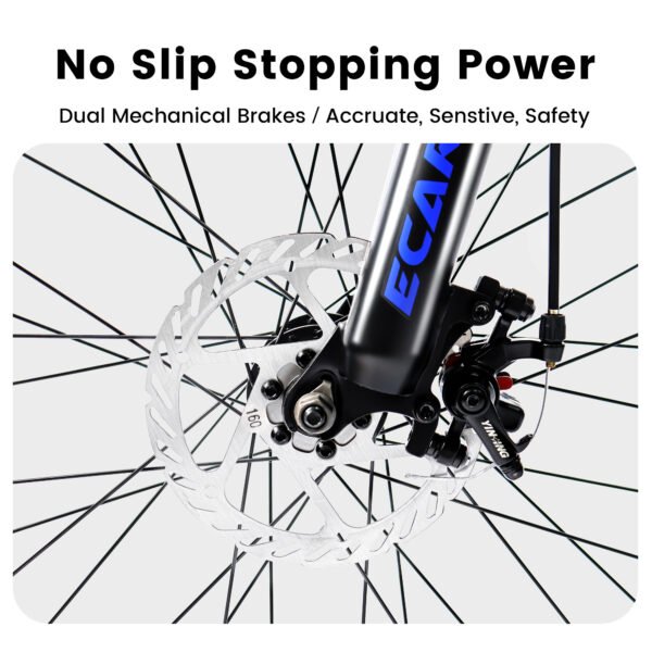 76c7786b-8347-4dfd-8f14-5eda0d079e51.jpg A2460 24 Inch Mountain Bike With Full Suspension, 21 Speed Shifter Lever With Gear Indicator, High Carbon Steel Frame, Mechanical Disc Brakes, Unisex For Men Women Adults, Ideal For Trails.