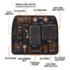 3.5KW Ultra Quiet Compact Portable Suitcase Inverter Generator Lightweight-Prohibited Platform-Amazon-Walmart-Temu